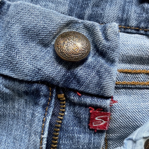 Seven7 jeans embroidered pockets 28 Regular boot cut - Picture 7 of 11